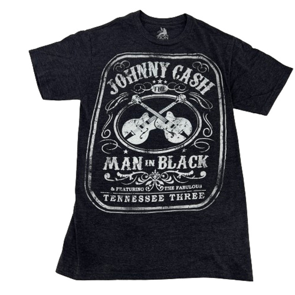 Vintage Other - Johnny Cash Man In Black Short Sleeve Pullover Cotton T Shirt Sz S